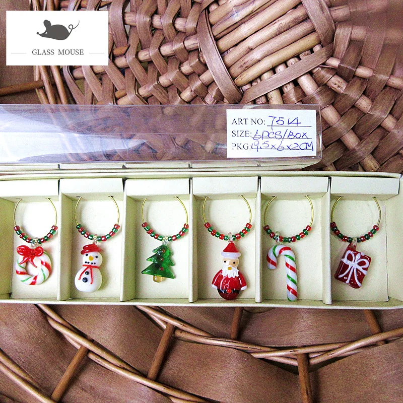 Набор подвесок для бокалов из стекла 6 шт.
Набор подвесок для бокалов из стекла 6 шт.