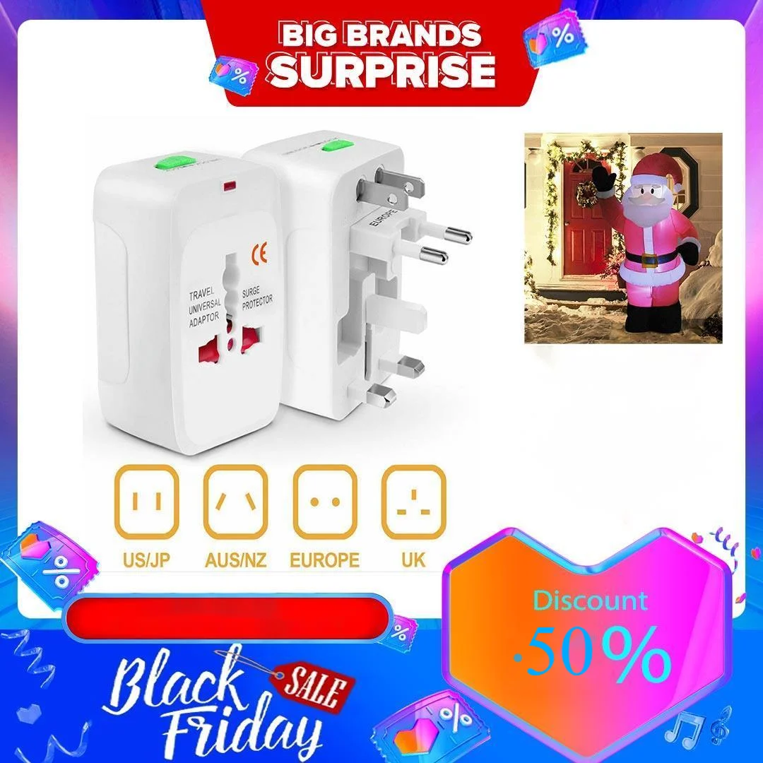 Outlet Plug Socket I Use Adapter US UK AU EU Electric All-in-One International Conversion Universal Multifunction
Outlet Plug Socket I Use Adapter US UK AU EU Electric All-in-One International Conversion Universal Multifunction