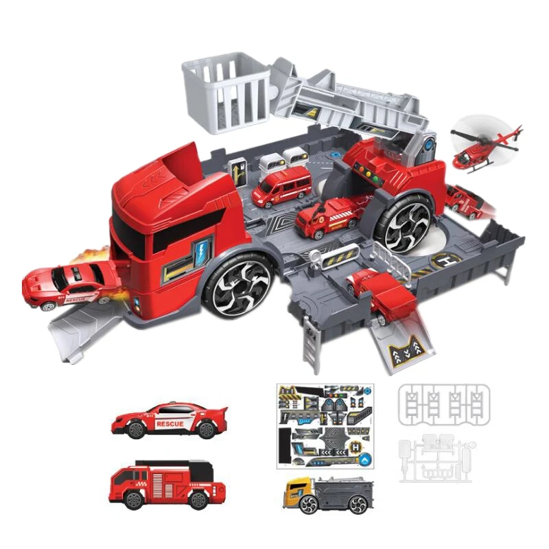 Simulation Track Inertia Children'S Puzzle Toys Vehicle Truck Car Model Deformation Fire Engineering Vehicle Boys Gift
Simulation Track Inertia Children'S Puzzle Toys Vehicle Truck Car Model Deformation Fire Engineering Vehicle Boys Gift