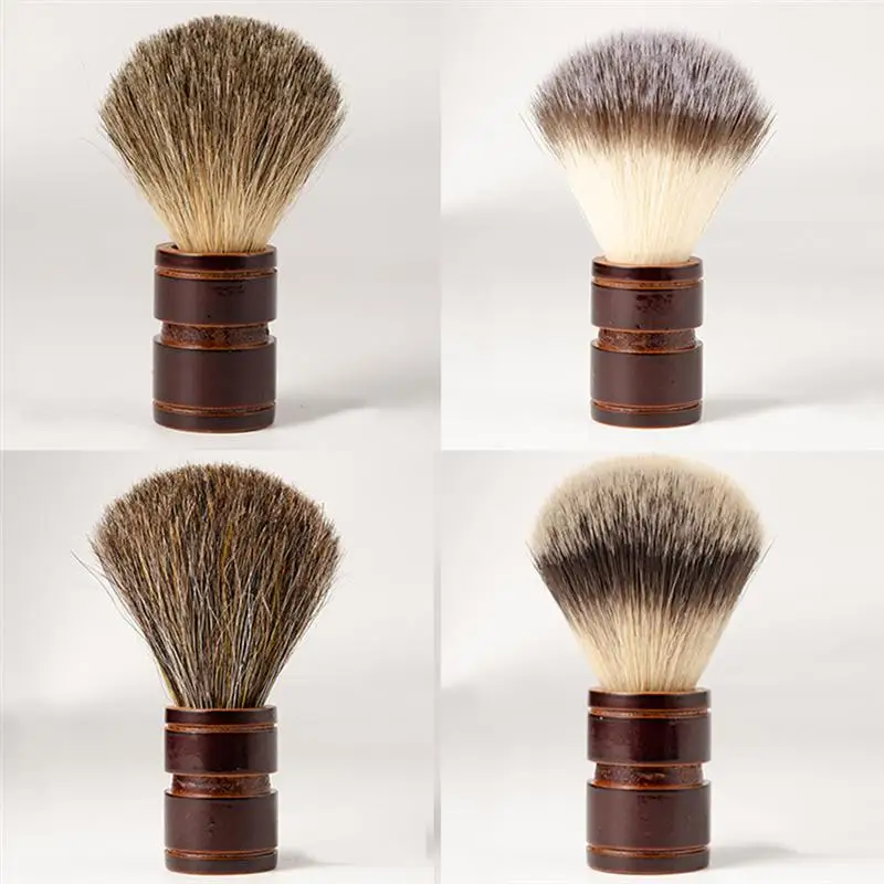 1pc Natural Wooden Handle Bristles Mustache Beards Brush Soft Boar Facial Care Hair Wet Shaving Brush for Men
1pc Natural Wooden Handle Bristles Mustache Beards Brush Soft Boar Facial Care Hair Wet Shaving Brush for Men
