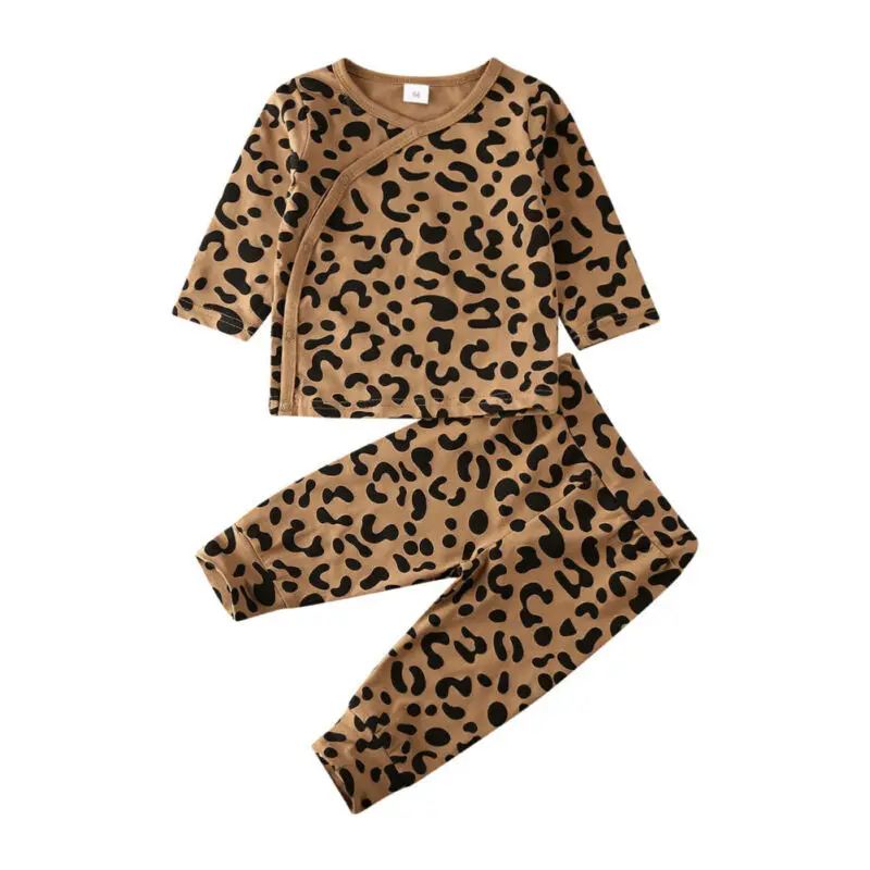 Autumn Winter Leopard Newborn Baby Girl Boy Clothes Cotton Button Tops Leggings Pants Outfits 0-24M
Autumn Winter Leopard Newborn Baby Girl Boy Clothes Cotton Button Tops Leggings Pants Outfits 0-24M