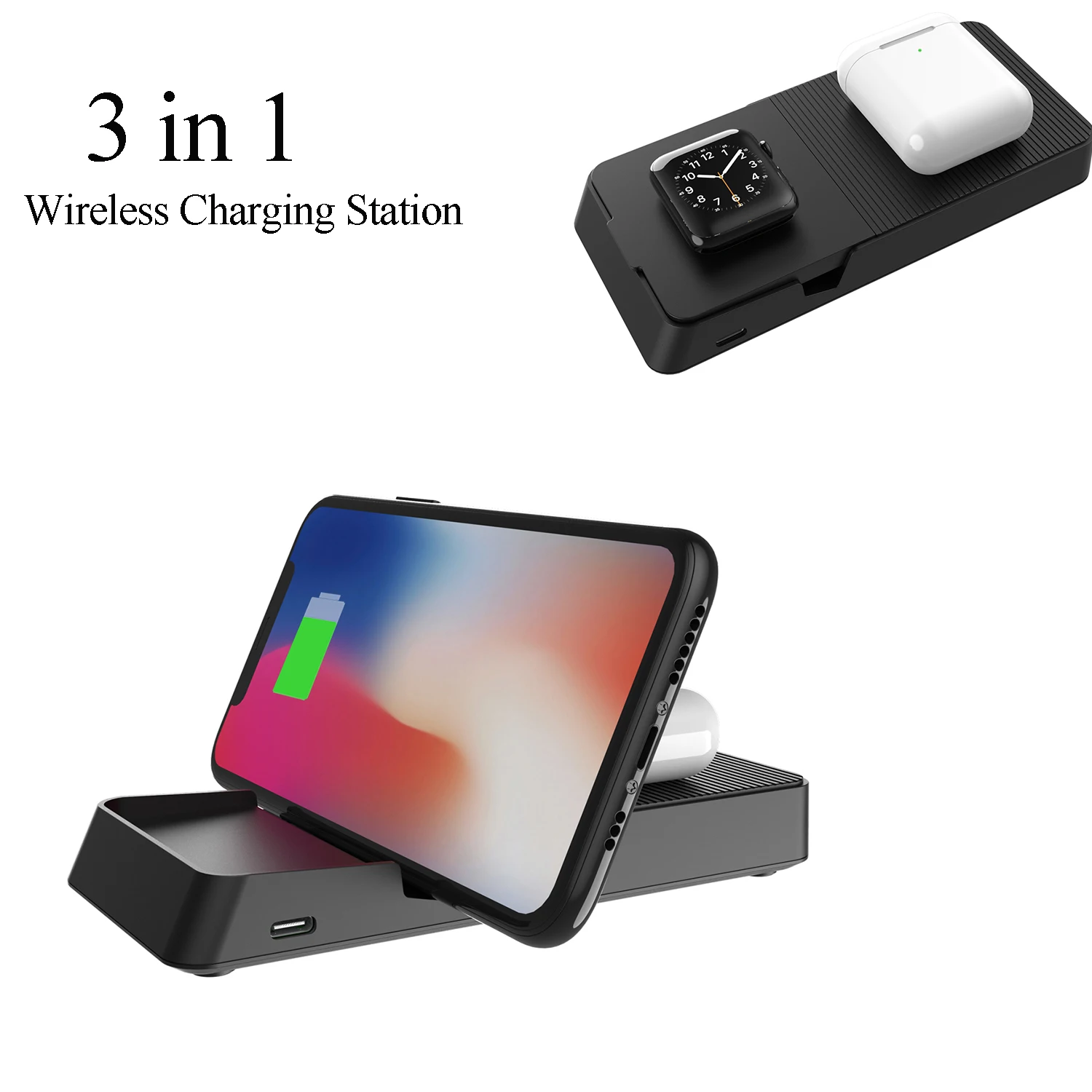 Qi Fast Wireless Charger For iPhone 11 12 X 8 Plus Apple Watch 3 in 1 Foldable Charging Dock Station for Airpods Pro iWatch 6 5
Qi Fast Wireless Charger For iPhone 11 12 X 8 Plus Apple Watch 3 in 1 Foldable Charging Dock Station for Airpods Pro iWatch 6 5