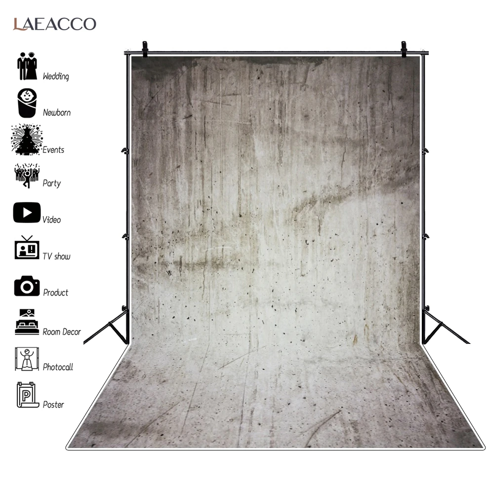 Laeacco Gray Cement Wall Photography Backdrop Doll Baby Child Portrait Birthday Party Photo Background For Photostudio Photocall
Laeacco Gray Cement Wall Photography Backdrop Doll Baby Child Portrait Birthday Party Photo Background For Photostudio Photocall