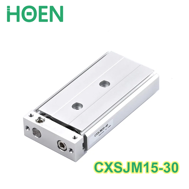 High quality CXSJ series CXSJM15-30 bore 15mm stroke 30mm slide bearing compact air cylinder dual rod air cylinder CXSJM15*30
High quality CXSJ series CXSJM15-30 bore 15mm stroke 30mm slide bearing compact air cylinder dual rod air cylinder CXSJM15*30