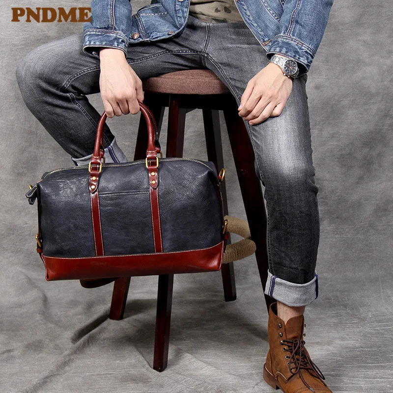 Модная винтажная Мужская и Женская дорожная сумка из натуральной кожи, Высококачественная роскошная сумка-мессенджер из натуральной волов...
Модная винтажная Мужская и Женская дорожная сумка из натуральной кожи, Высококачественная роскошная сумка-мессенджер из натуральной волов...