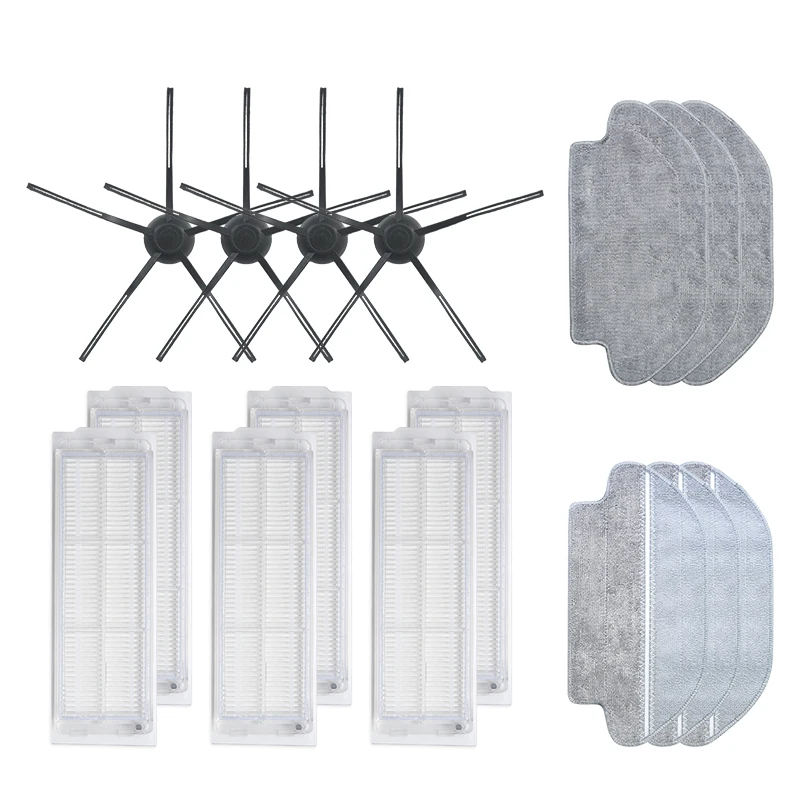 16Pcs Side Brush Filter Mop Kits for Mijia Vacuum Cleaner Household Appliance Parts Replacement Accessories
16Pcs Side Brush Filter Mop Kits for Mijia Vacuum Cleaner Household Appliance Parts Replacement Accessories