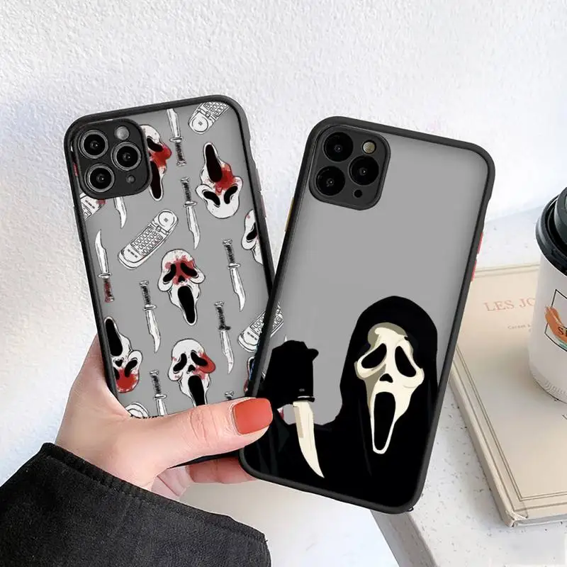 Ghostface Phone Case For iphone 13 12 11 8 7 plus mini x xs xr pro max matte transparent cover
Ghostface Phone Case For iphone 13 12 11 8 7 plus mini x xs xr pro max matte transparent cover