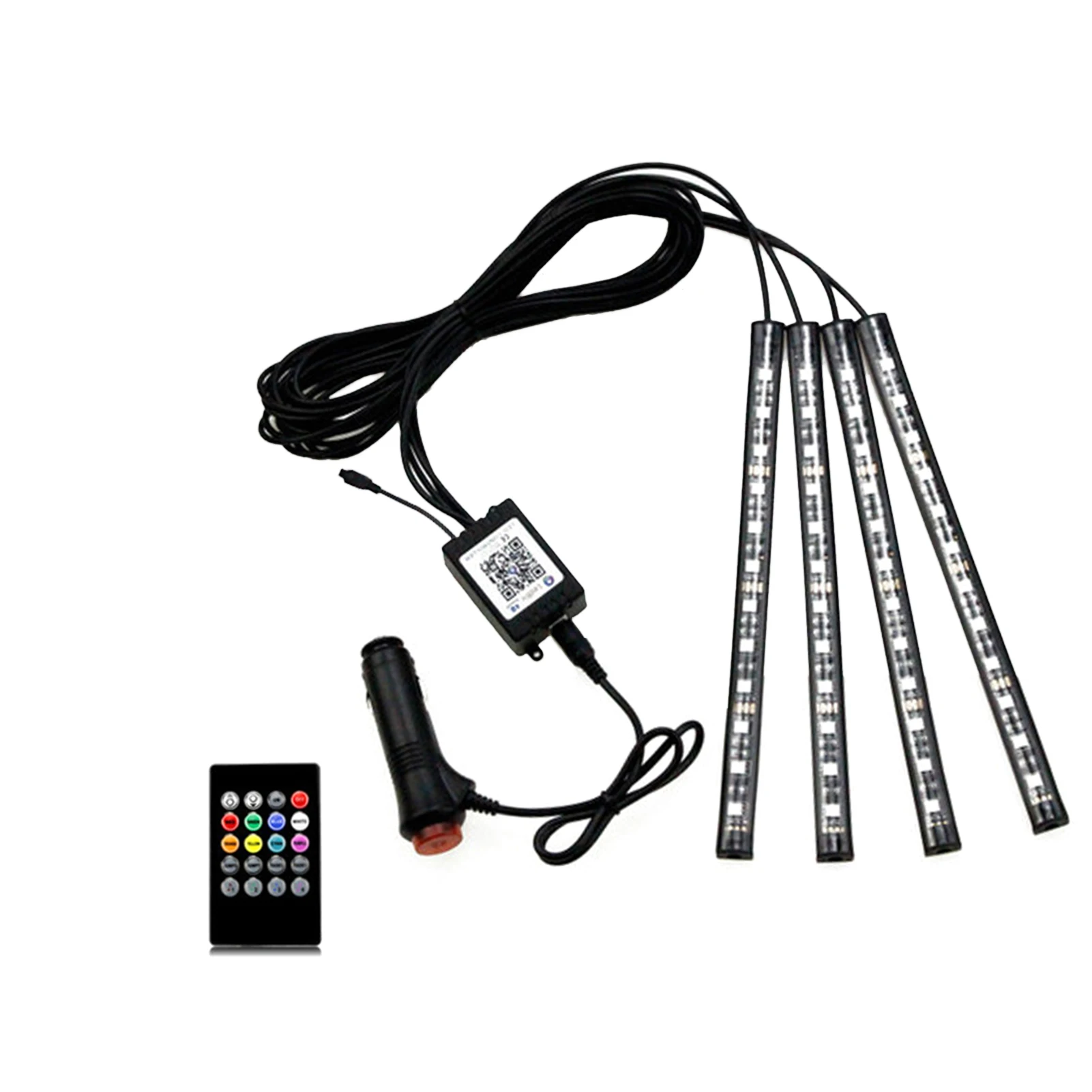 4 In 1 Car Strip Light RGB Multicolor Decorative Control LED Interior USB Port Atmosphere Waterproof DIY Neon
4 In 1 Car Strip Light RGB Multicolor Decorative Control LED Interior USB Port Atmosphere Waterproof DIY Neon