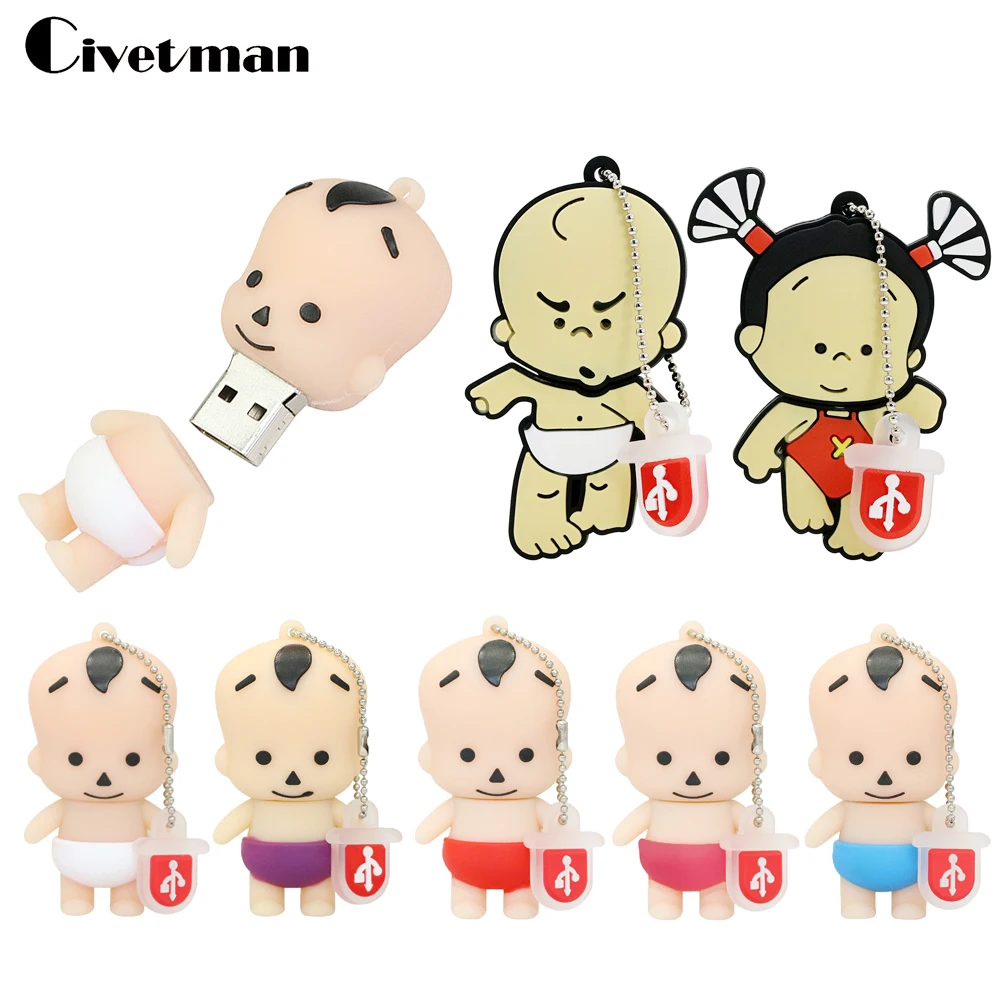 Mini Pen-drive Baby Gift USB Stick 16GB 32GB 64GB 128GB Keychain Cartoon Infant Pobaby USB Flash Drive 256G Pendrive Memory Disk
Mini Pen-drive Baby Gift USB Stick 16GB 32GB 64GB 128GB Keychain Cartoon Infant Pobaby USB Flash Drive 256G Pendrive Memory Disk