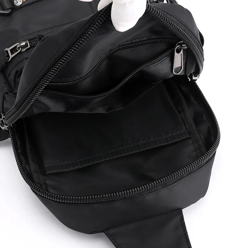 Men Chest Bag Fashion Waterproof Nylon Large Capacity Messenger Bag Men's Casual Shoulder Bag Outdoor Sports Portable Chest Bag
Men Chest Bag Fashion Waterproof Nylon Large Capacity Messenger Bag Men's Casual Shoulder Bag Outdoor Sports Portable Chest Bag