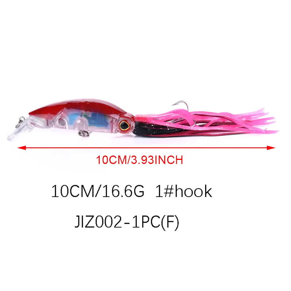 8pcs Hard Fishing Lure Fish Bait 8 Color Squid High Carbon Steel Hook Octopus Crank For Artificial Tuna Sea Allure Tool Lure
8pcs Hard Fishing Lure Fish Bait 8 Color Squid High Carbon Steel Hook Octopus Crank For Artificial Tuna Sea Allure Tool Lure