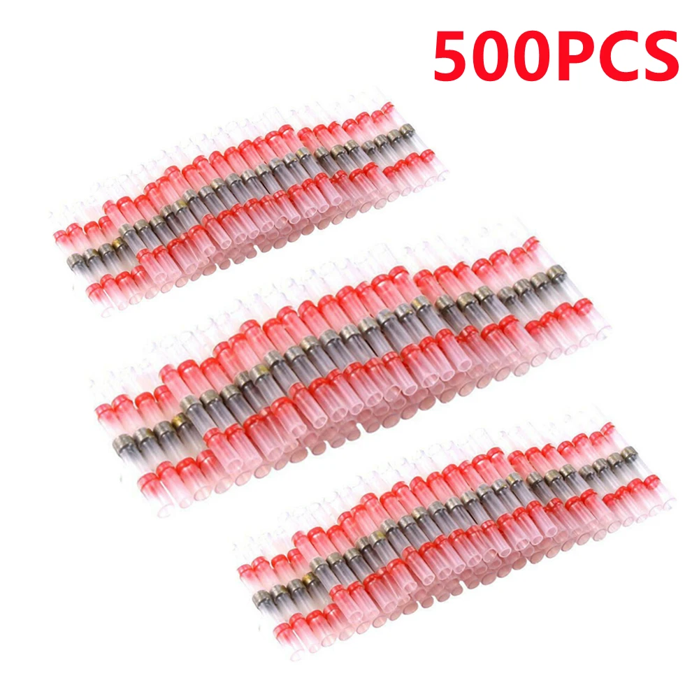 500/200PCS Heat Shrink Wire Connectors Waterproof Insulated Sleeve AWG22-18 Butt Electrical Splice Tinned Solder Seal Terminal
500/200PCS Heat Shrink Wire Connectors Waterproof Insulated Sleeve AWG22-18 Butt Electrical Splice Tinned Solder Seal Terminal
