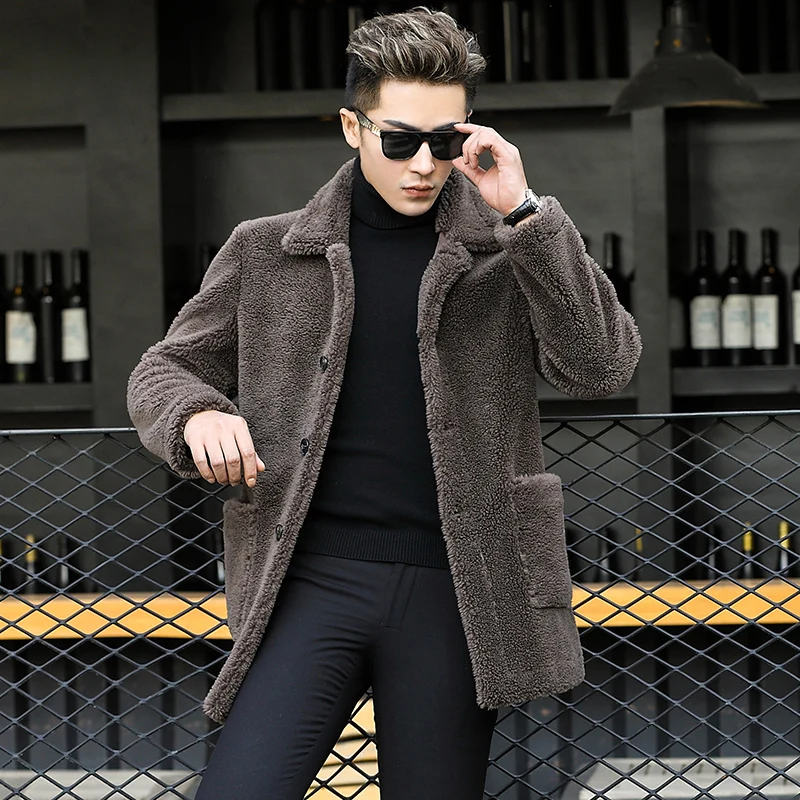 2020 New Winter Men Real Fur Natural Wool Male Natural Lamb Fur Sheep Shearling Coats Man Genuine Leather Mid-long Jacket Z178
2020 New Winter Men Real Fur Natural Wool Male Natural Lamb Fur Sheep Shearling Coats Man Genuine Leather Mid-long Jacket Z178