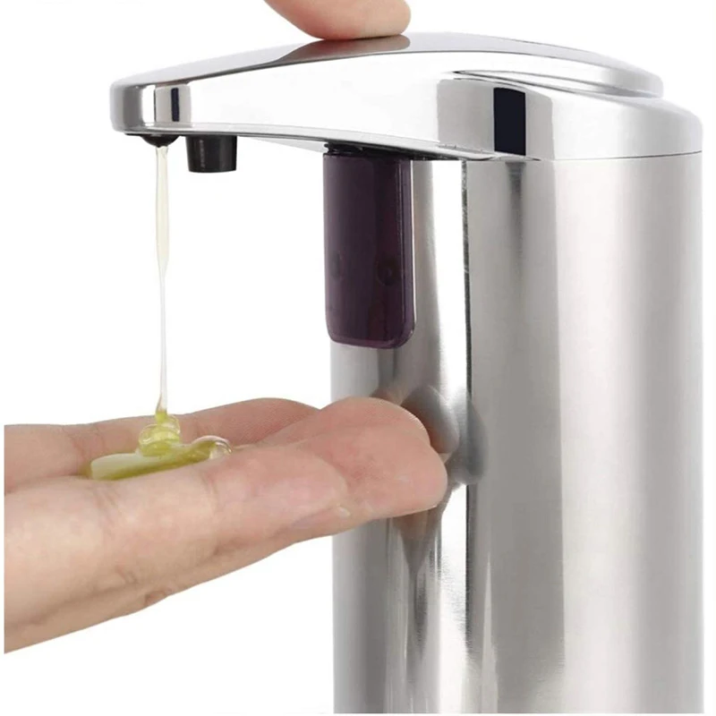 Electric Soap Dispenser Newest Infrared Automatic Soap Dispenser Stainless Steel Cleaning Kitchen Cleaning Supplies
Electric Soap Dispenser Newest Infrared Automatic Soap Dispenser Stainless Steel Cleaning Kitchen Cleaning Supplies