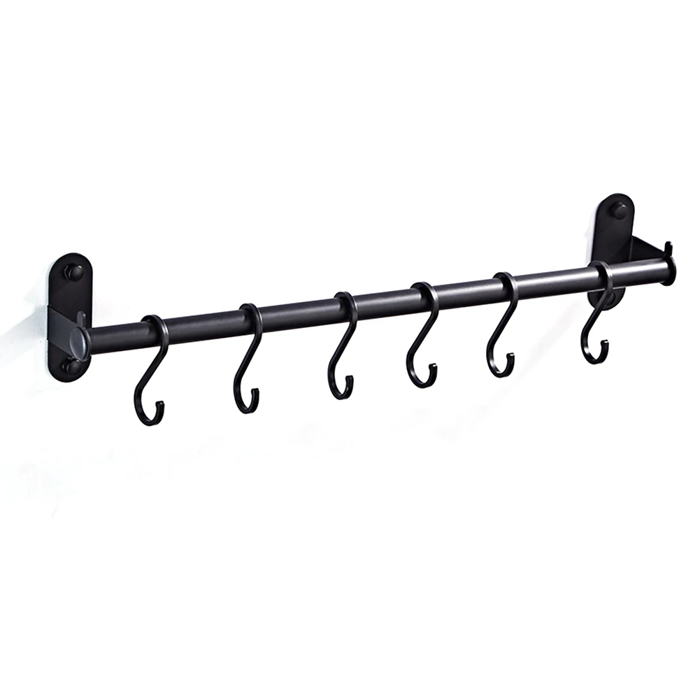 Hardware Organizer Modern Kitchen Hanger Punched Wall Mounted Utensil Aluminum Pan Rack Storage Holder Bar Pot Cabinet Shelf
Hardware Organizer Modern Kitchen Hanger Punched Wall Mounted Utensil Aluminum Pan Rack Storage Holder Bar Pot Cabinet Shelf