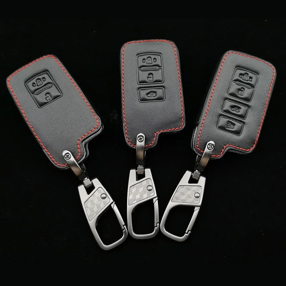 Leather Car Key Case For Toyota Auris Camry Rav4 Avalon Yaris Verso 2012-2018 2/3/4Button Keyless Remote Fob Protector Cover Bag
Leather Car Key Case For Toyota Auris Camry Rav4 Avalon Yaris Verso 2012-2018 2/3/4Button Keyless Remote Fob Protector Cover Bag