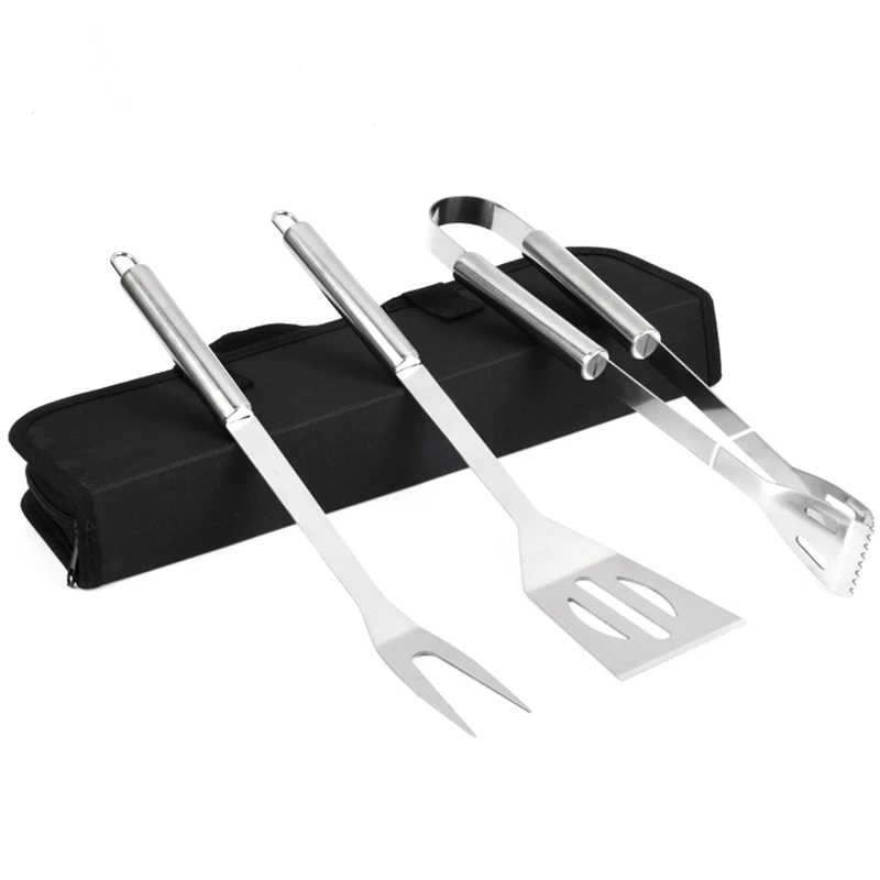 3Pcs Stainless Steel BBQ Tool Camping Roast Fork Outdoor Barbecue Grill Spatula &Tong
3Pcs Stainless Steel BBQ Tool Camping Roast Fork Outdoor Barbecue Grill Spatula &Tong