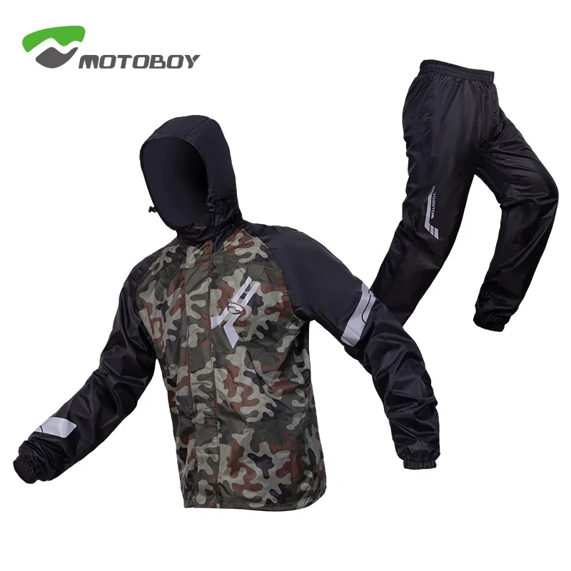 Модный Камуфляжный черный дождевик MOTOBOY, комплект, уличная куртка и брюки для кемпинга/мотоциклетный водонепроницаемый дождевик для верхов...
Модный Камуфляжный черный дождевик MOTOBOY, комплект, уличная куртка и брюки для кемпинга/мотоциклетный водонепроницаемый дождевик для верхов...
