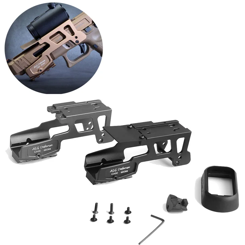 Тактический Оптический прицел ALG для защиты 6 секунд с креплением Magwell Fit T1 T2 RMR H1 для охоты Airsfot Glock 17 18C 22 24 31 34
Тактический Оптический прицел ALG для защиты 6 секунд с креплением Magwell Fit T1 T2 RMR H1 для охоты Airsfot Glock 17 18C 22 24 31 34
