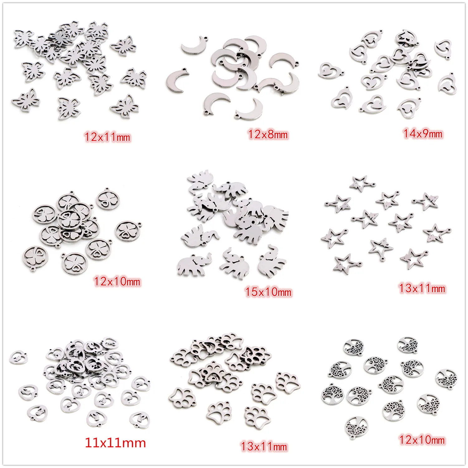 30pcs/lot No Fade Charms 316 Stainless Steel Butterfly tree heart Charms handmade Craft pendant Jewelry Making,DIY for necklace
30pcs/lot No Fade Charms 316 Stainless Steel Butterfly tree heart Charms handmade Craft pendant Jewelry Making,DIY for necklace