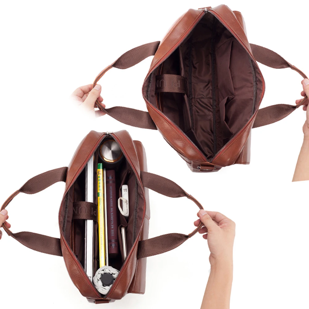 Men Leather Bag High Quality Business Briefcase Fashion Brand Leather Laptop Bags Male Shoulder Computer Bags Leather Briefcases
Men Leather Bag High Quality Business Briefcase Fashion Brand Leather Laptop Bags Male Shoulder Computer Bags Leather Briefcases