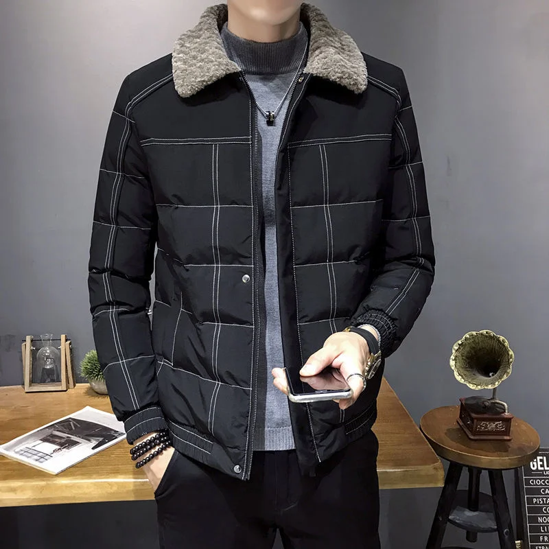 2021 Fall Winter Jacket Men Lambwool Collar Thick Jacket Mens Embroidered Warm Men Parka Homme Jacket Jaqueta Masculina Inverno
2021 Fall Winter Jacket Men Lambwool Collar Thick Jacket Mens Embroidered Warm Men Parka Homme Jacket Jaqueta Masculina Inverno