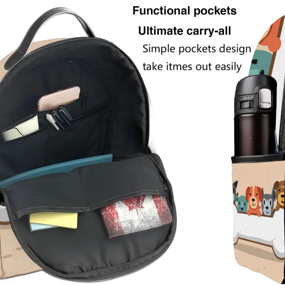 Backpack Women Fashion Shoulder Bag Cartoon Dogs With Big Bone School Bag For Teenage Girl Boy Children Backpacks Travel Bag
Backpack Women Fashion Shoulder Bag Cartoon Dogs With Big Bone School Bag For Teenage Girl Boy Children Backpacks Travel Bag