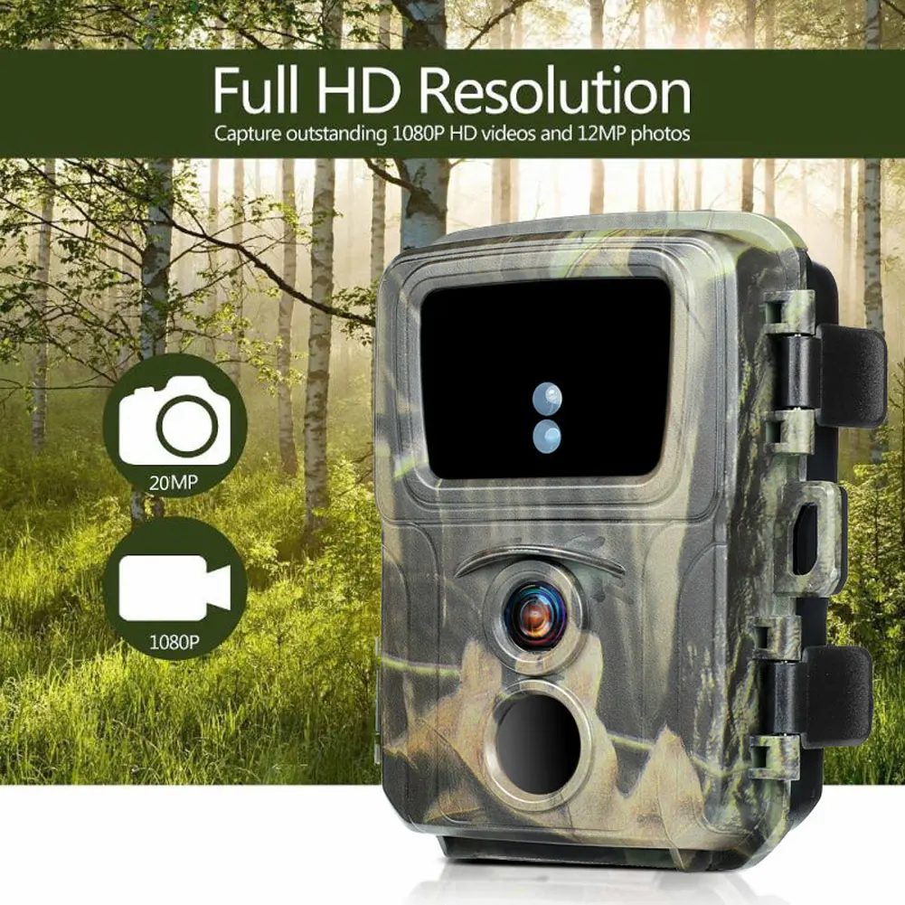 Wildlife Trail Camera Hunting Camera HD 20Mp with Night Vision Motion Infrared Light for Wildlife Monitoring Tracking Cams
Wildlife Trail Camera Hunting Camera HD 20Mp with Night Vision Motion Infrared Light for Wildlife Monitoring Tracking Cams