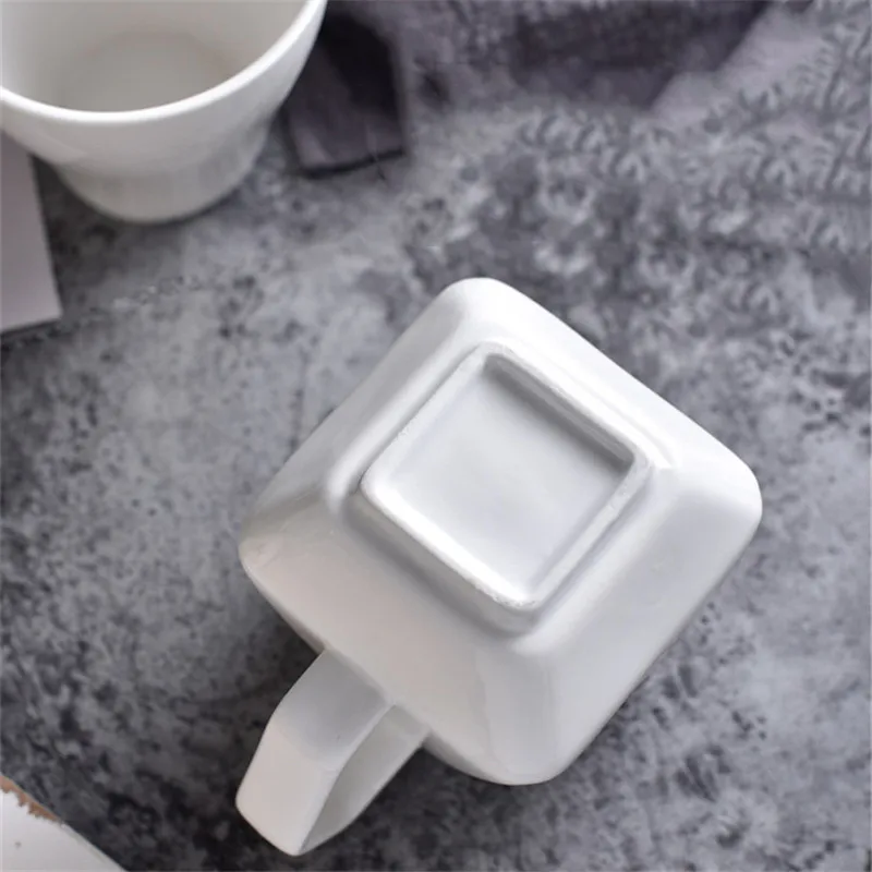 European Style Creative Ceramic Latte Coffee Mug Cute Irregular Shape White Porcelain Breakfast Milk Mug Office Teacup Drinkware
European Style Creative Ceramic Latte Coffee Mug Cute Irregular Shape White Porcelain Breakfast Milk Mug Office Teacup Drinkware