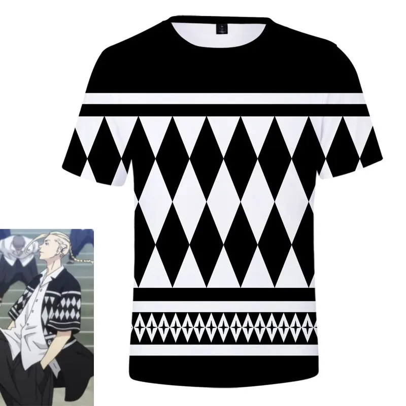 2021 Anime Tokyo Revengers T Shirt Harajuku Cosplay Manji Summer Short-sleeve Male T-shirt
2021 Anime Tokyo Revengers T Shirt Harajuku Cosplay Manji Summer Short-sleeve Male T-shirt