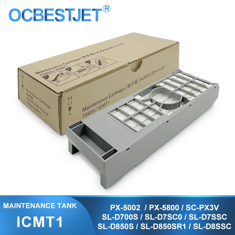 Коробка ICMT1 для обслуживания картриджа для Epson PX-5002, PX-5800, SL-D700S, SL-D700SC0, SL-D850S, SL-D8SSC, SC-PX3V, SL-D7SSC
Коробка ICMT1 для обслуживания картриджа для Epson PX-5002, PX-5800, SL-D700S, SL-D700SC0, SL-D850S, SL-D8SSC, SC-PX3V, SL-D7SSC