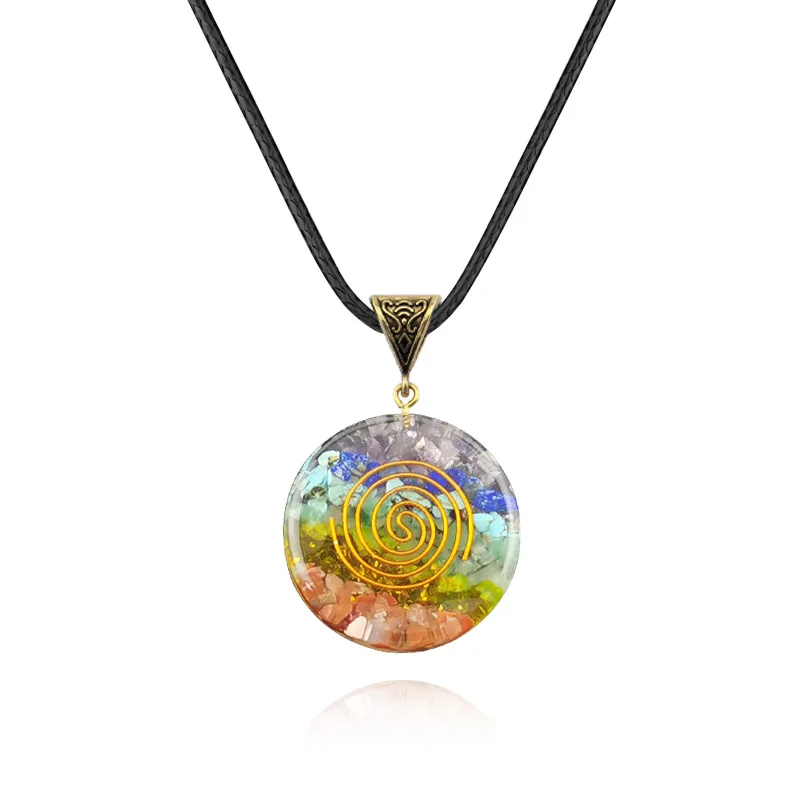 7 Chakra Energy Pendant Orgonite Necklace Rainbow Pendant Yoga Meditation Necklace Resin Jewelry For Women Men Gifts
7 Chakra Energy Pendant Orgonite Necklace Rainbow Pendant Yoga Meditation Necklace Resin Jewelry For Women Men Gifts