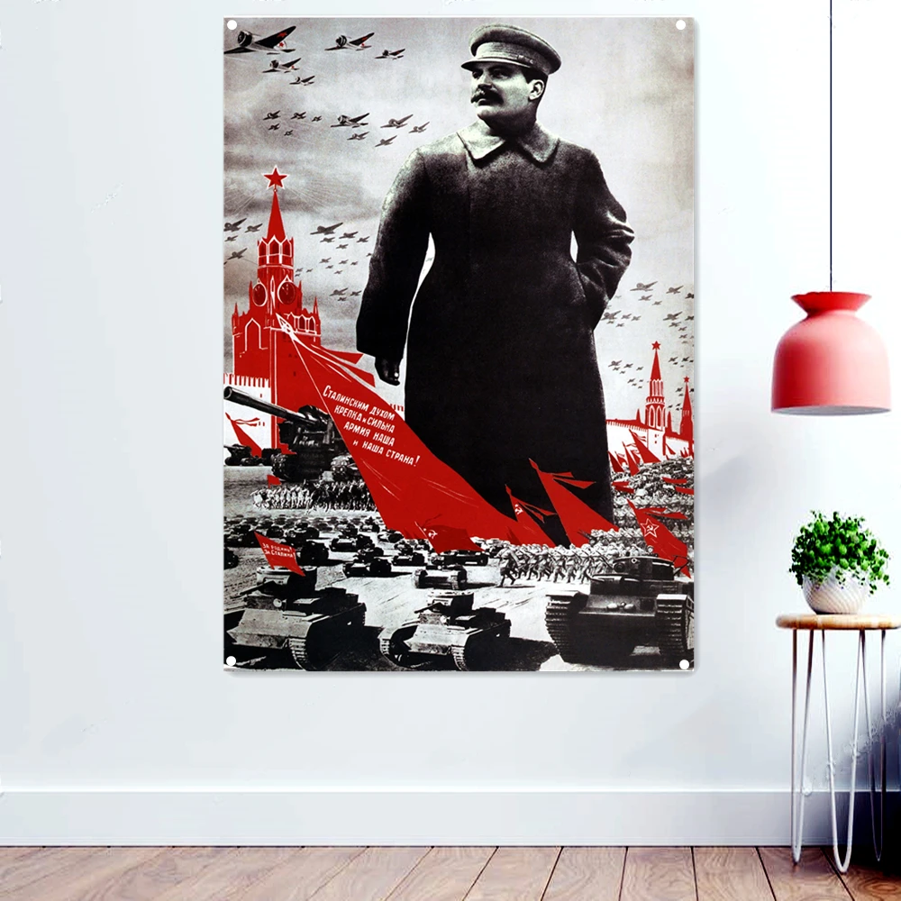 Soviet Union CCCP USSR President Stalin Posters Banners Flags The Greatest Soviet Propaganda Wallpaper Wall Painting Home Decor
Soviet Union CCCP USSR President Stalin Posters Banners Flags The Greatest Soviet Propaganda Wallpaper Wall Painting Home Decor