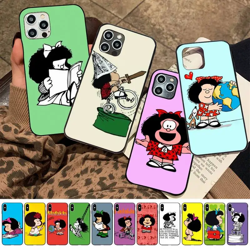 MaiYaCa Mafalda Phone Case for iPhone 11 12 13 mini pro XS MAX 8 7 6 6S Plus X 5S SE 2020 XR case 
MaiYaCa Mafalda Phone Case for iPhone 11 12 13 mini pro XS MAX 8 7 6 6S Plus X 5S SE 2020 XR case