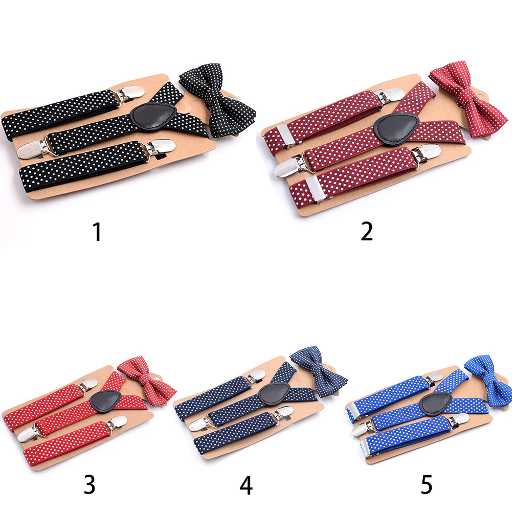 Toddler Suspender Clip Causal Fashion Bow Tie Baby Girl Kids Set Children Dot Body Suit Boy Cute Party
Toddler Suspender Clip Causal Fashion Bow Tie Baby Girl Kids Set Children Dot Body Suit Boy Cute Party