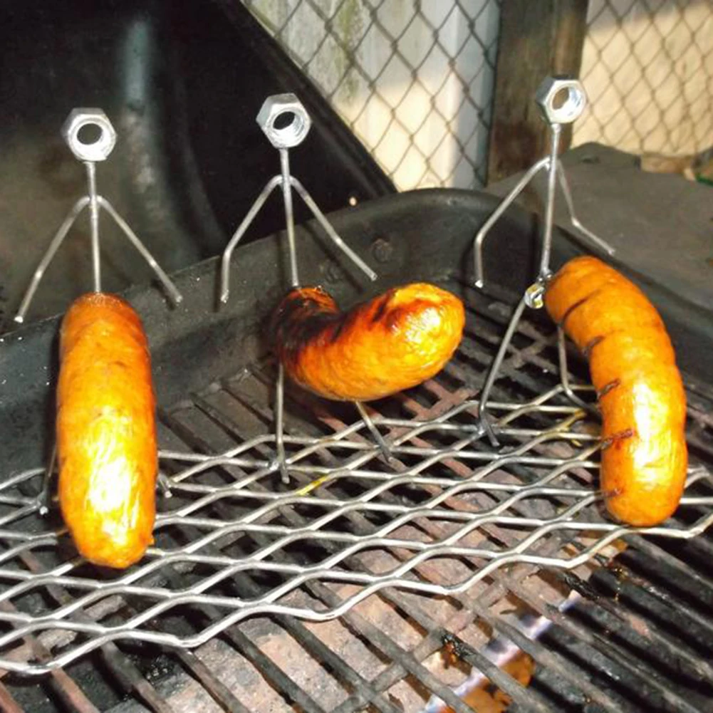 Metal Barbecue Grill Novelty Craft Brat Hot Dogs Guys Marshmallow Corn Skewer Rack Grill Camping Cookers
Metal Barbecue Grill Novelty Craft Brat Hot Dogs Guys Marshmallow Corn Skewer Rack Grill Camping Cookers