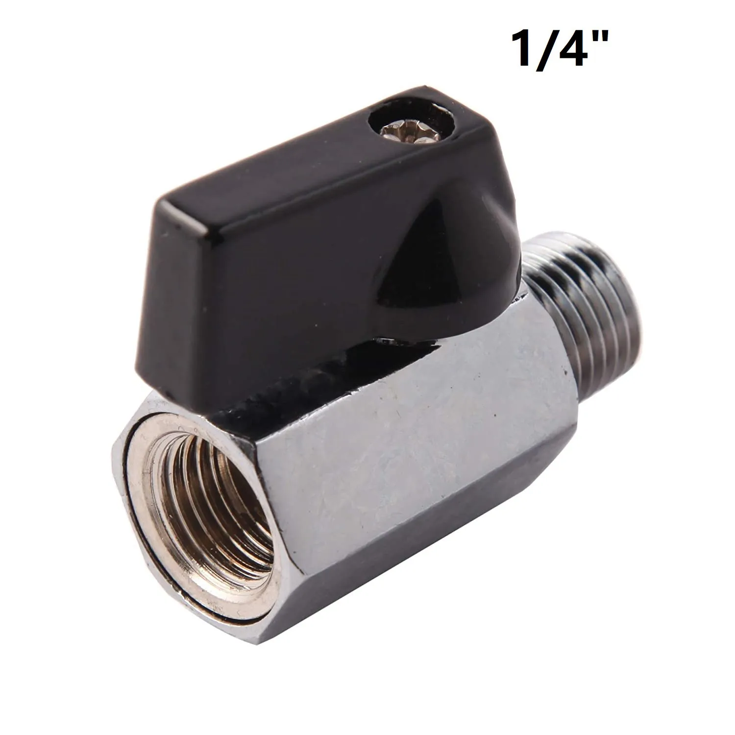 1/8" 1/4" 3/8" 1/2" Threaded Mini Brass Ball Valve BSP Male To Female Air Compressor Valves Water Gas Oil Shut Off Valve
1/8" 1/4" 3/8" 1/2" Threaded Mini Brass Ball Valve BSP Male To Female Air Compressor Valves Water Gas Oil Shut Off Valve