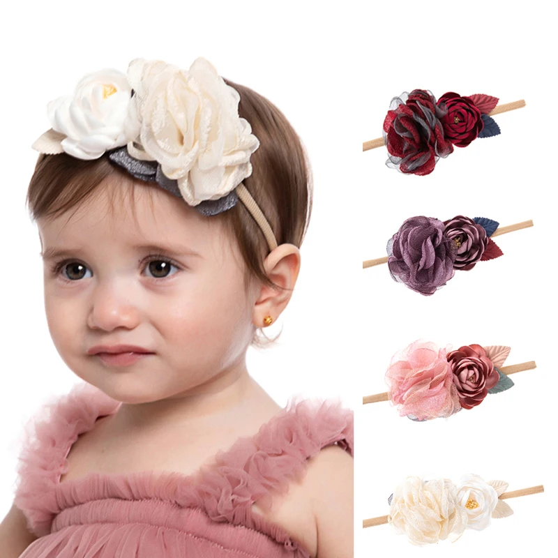New Children's Hair Band Headwear Nylon Soft Hairband Artificial Fabric Lace Mesh Flower Baby Girl's Head Flower Baby Loop Rope
New Children's Hair Band Headwear Nylon Soft Hairband Artificial Fabric Lace Mesh Flower Baby Girl's Head Flower Baby Loop Rope