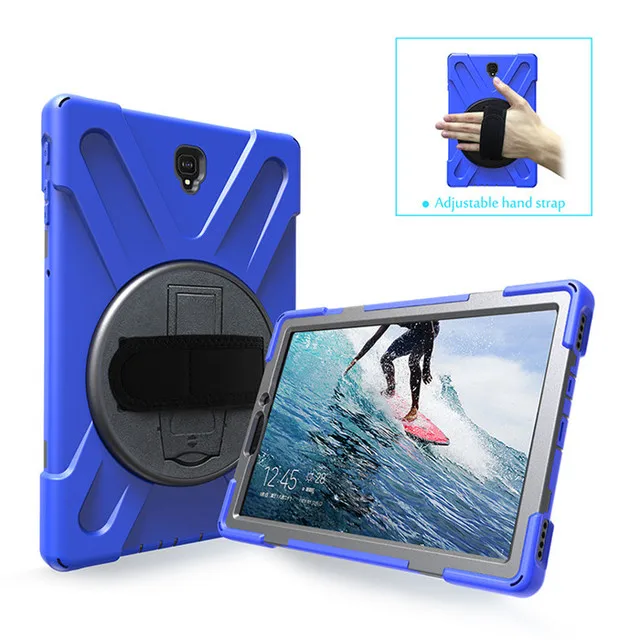 Вращающийся на 360 градусов чехол с откидной ножкой для Samsung Galaxy Tab S4 10,5 дюйма T830 T835, чехол для планшета, ремешок на плечо 
Вращающийся на 360 градусов чехол с откидной ножкой для Samsung Galaxy Tab S4 10,5 дюйма T830 T835, чехол для планшета, ремешок на плечо