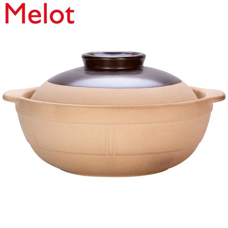 Claypot Rice Casserole/Stewpot Old Fashion Casserole Pot Gas Soup Pottery Clay Gas Stove Special Glazed Old-Fashioned Small Size
Claypot Rice Casserole/Stewpot Old Fashion Casserole Pot Gas Soup Pottery Clay Gas Stove Special Glazed Old-Fashioned Small Size