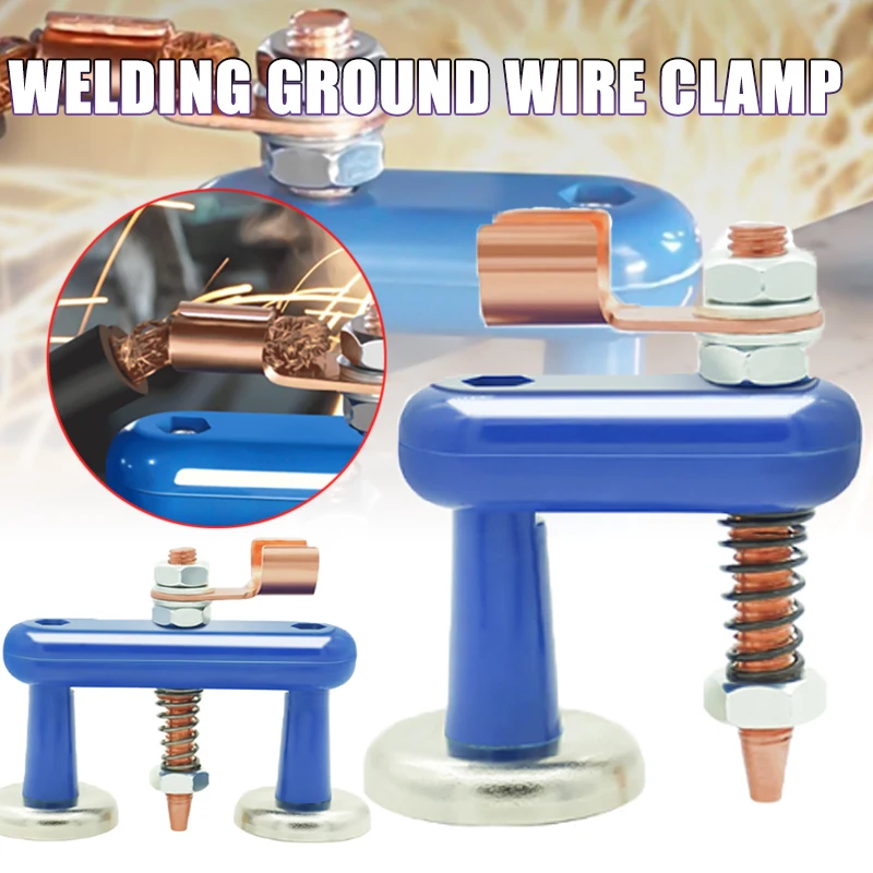 Magnetic Grounding Artifact Welding Ground Wire Clamp Heavy-duty Magnetic Clamp Single-head/Double-head Welding Tool
Magnetic Grounding Artifact Welding Ground Wire Clamp Heavy-duty Magnetic Clamp Single-head/Double-head Welding Tool