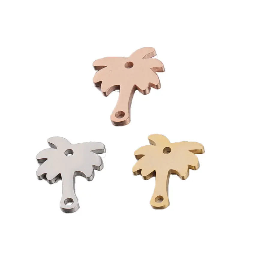 20Pcs/Lot 11.5*15mm Coconut Tree Pendant Connector Charms Stainless Steel Charms For DIY Making Necklace Braid Bracelets Jewelry
20Pcs/Lot 11.5*15mm Coconut Tree Pendant Connector Charms Stainless Steel Charms For DIY Making Necklace Braid Bracelets Jewelry