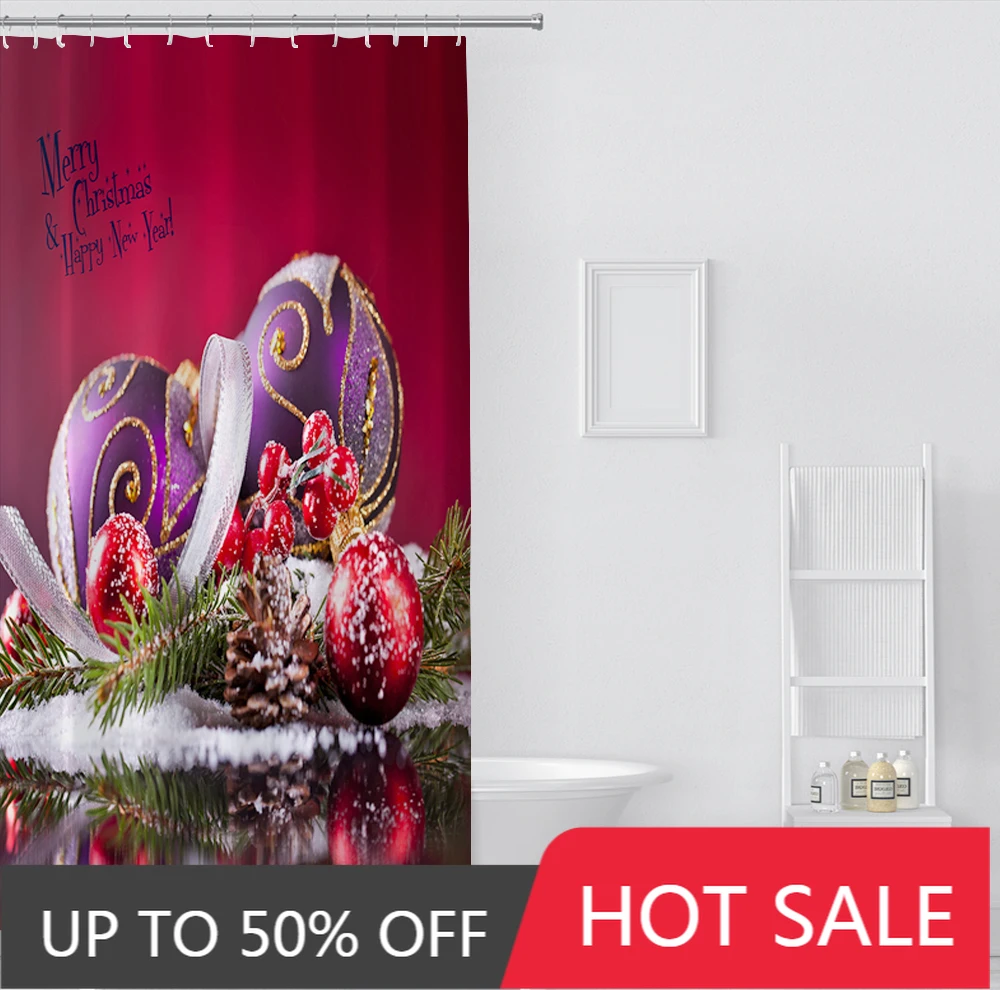 Santa Red Christmas Ball Gifts Customization Household Merchandise Bathroom Products Shower Curtains Waterproof Moisture-Proof
Santa Red Christmas Ball Gifts Customization Household Merchandise Bathroom Products Shower Curtains Waterproof Moisture-Proof