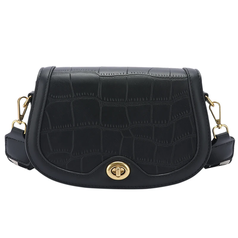 Stone Pattern Design PU Leather Shoulder Bag 2020 Winter Women's saddle bag Handbags and Purses Lux Cross Body Bag 
Stone Pattern Design PU Leather Shoulder Bag 2020 Winter Women's saddle bag Handbags and Purses Lux Cross Body Bag
