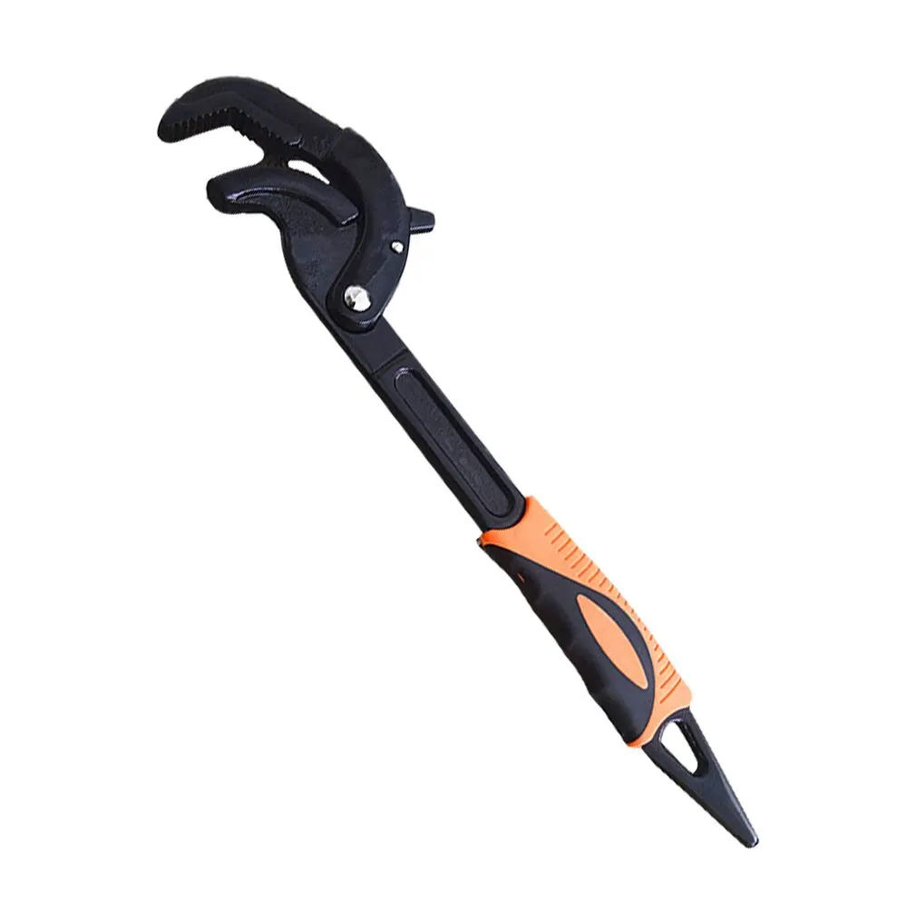 Quick Pipe Wrench Single Fine Polishing TPR Two-color Plastic Coated Handle Reinforced Rivets Pointed Tail Design Hand Tool
Quick Pipe Wrench Single Fine Polishing TPR Two-color Plastic Coated Handle Reinforced Rivets Pointed Tail Design Hand Tool