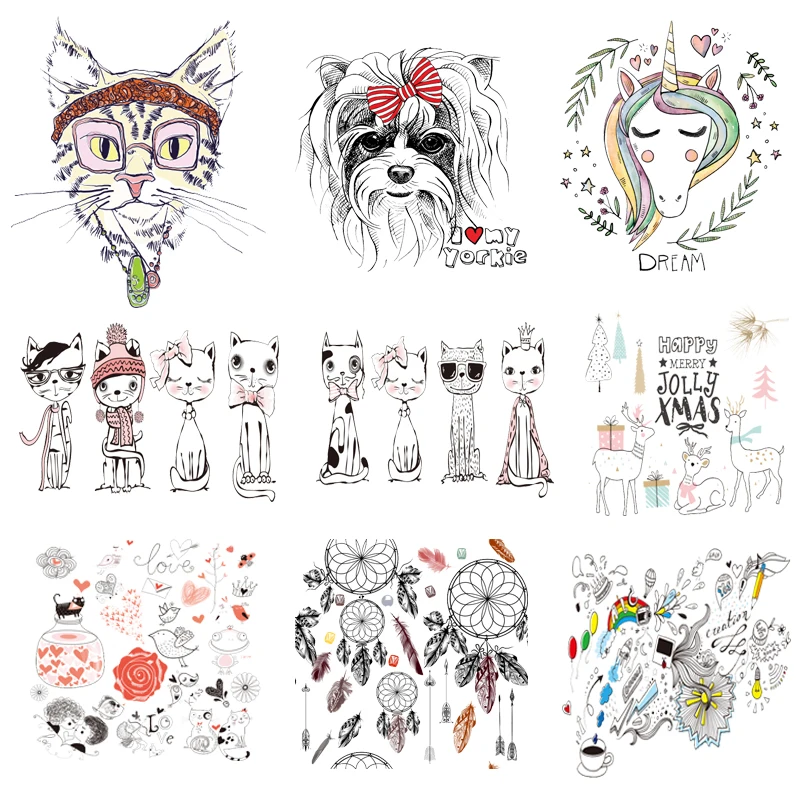 Iron on Transfer for Clothing Thermoadhesive Patches Stickers Diy Cat Patch Cute Appliques for Clothes Textile Vinyl Stripes J
Iron on Transfer for Clothing Thermoadhesive Patches Stickers Diy Cat Patch Cute Appliques for Clothes Textile Vinyl Stripes J