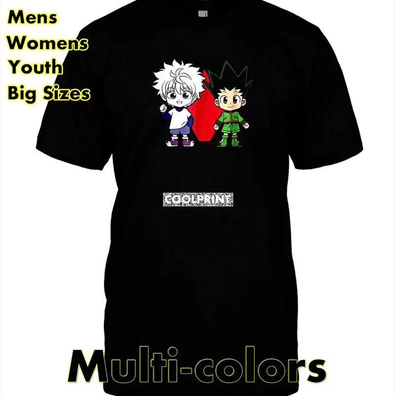 Hunters x Hunter Chibi Cute Gon Killua T Shirt for Men Black T Shirts Oversized Mens Fashion Originality Graphic Shirts
Hunters x Hunter Chibi Cute Gon Killua T Shirt for Men Black T Shirts Oversized Mens Fashion Originality Graphic Shirts