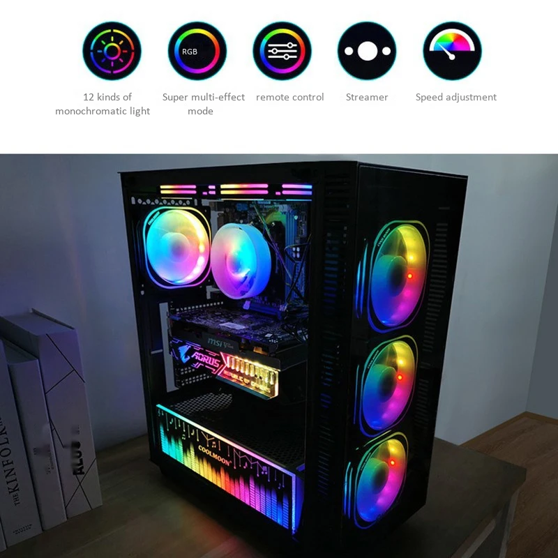 COOLMOON Power Warehouse Light Board RGB Color Changing LED Strip Use for image Bracket Brace DIY Computer Game Chassis
COOLMOON Power Warehouse Light Board RGB Color Changing LED Strip Use for image Bracket Brace DIY Computer Game Chassis