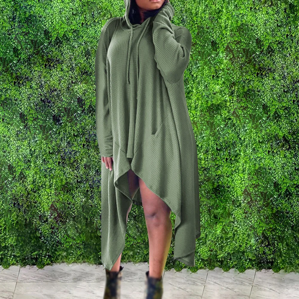2021 Women's Dress Pullover Hooded Asymmetrical Loose Long Sleeves Autumn Fashion Casual Sweatshirt Female Dresses
2021 Women's Dress Pullover Hooded Asymmetrical Loose Long Sleeves Autumn Fashion Casual Sweatshirt Female Dresses