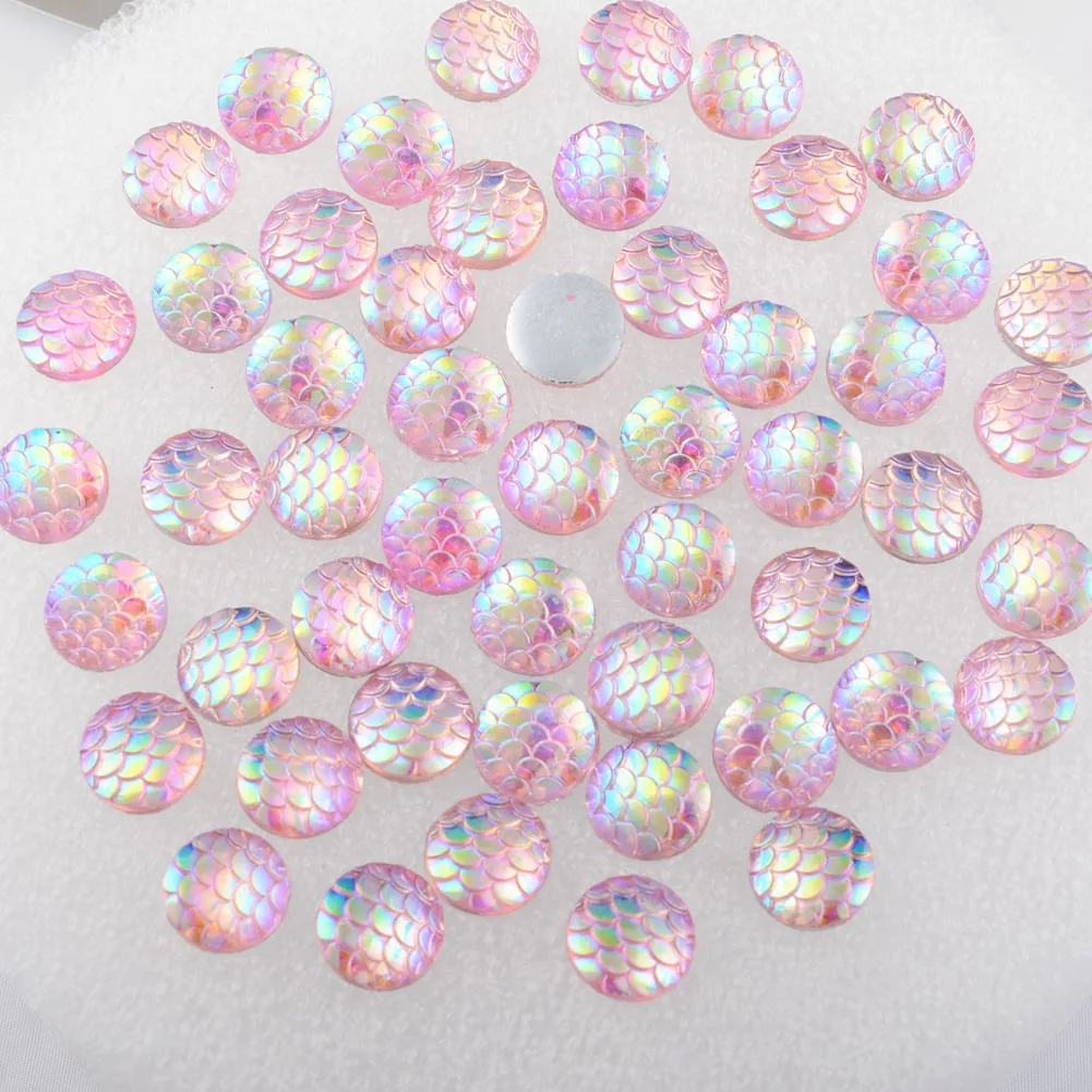 BOLIAO 40Pcs 12mm (0.47In) AB Color Round Fish scales Resin Pink Color Flatback Rhinestone Scrapbook Home Holiday Decoration
BOLIAO 40Pcs 12mm (0.47In) AB Color Round Fish scales Resin Pink Color Flatback Rhinestone Scrapbook Home Holiday Decoration